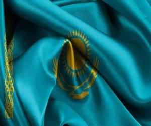 Puzzle Σημαία του Καζακστάν ή Καζακστάν